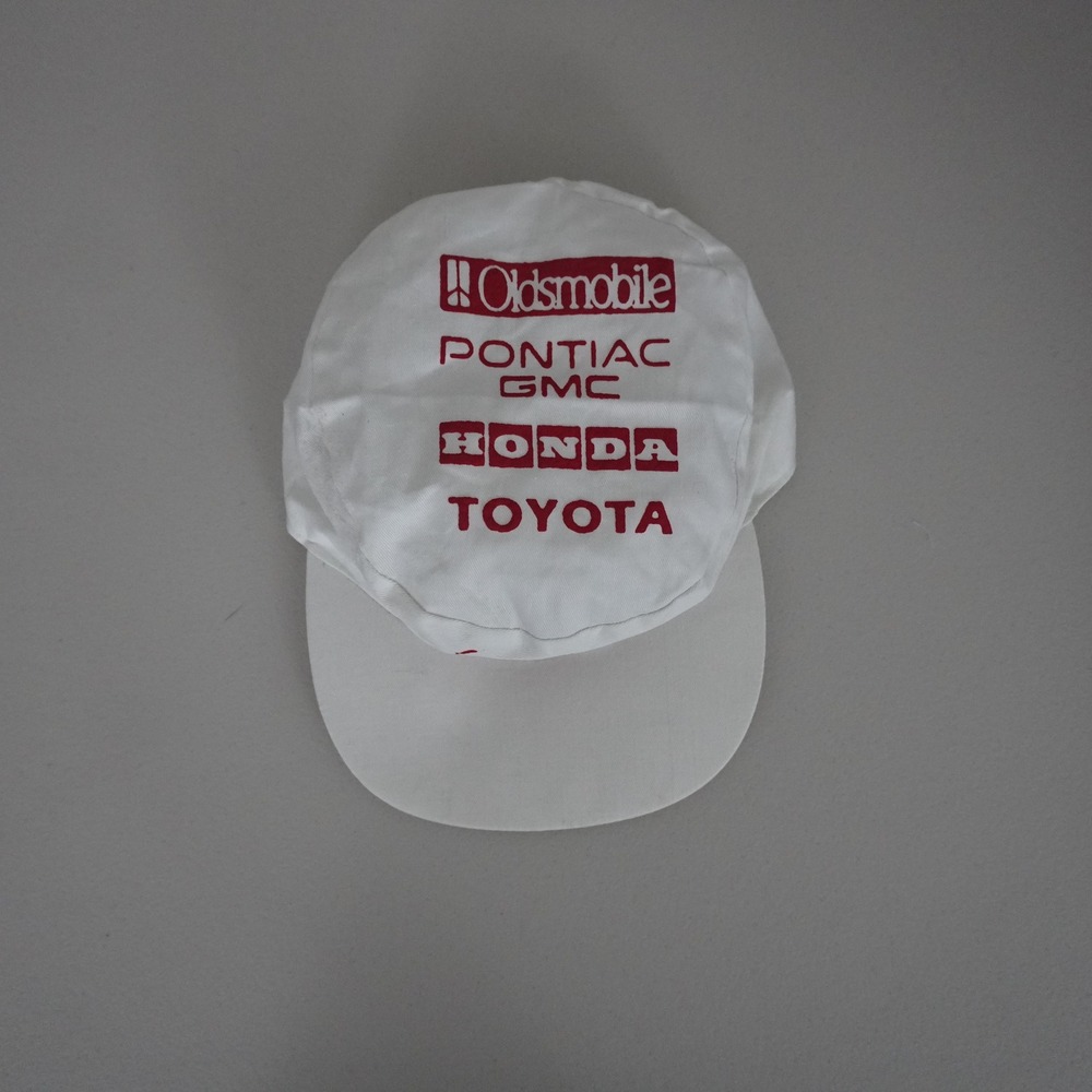 Vintage 90s KC Painter Hat Unisex OSFA White Car Brands Graphics